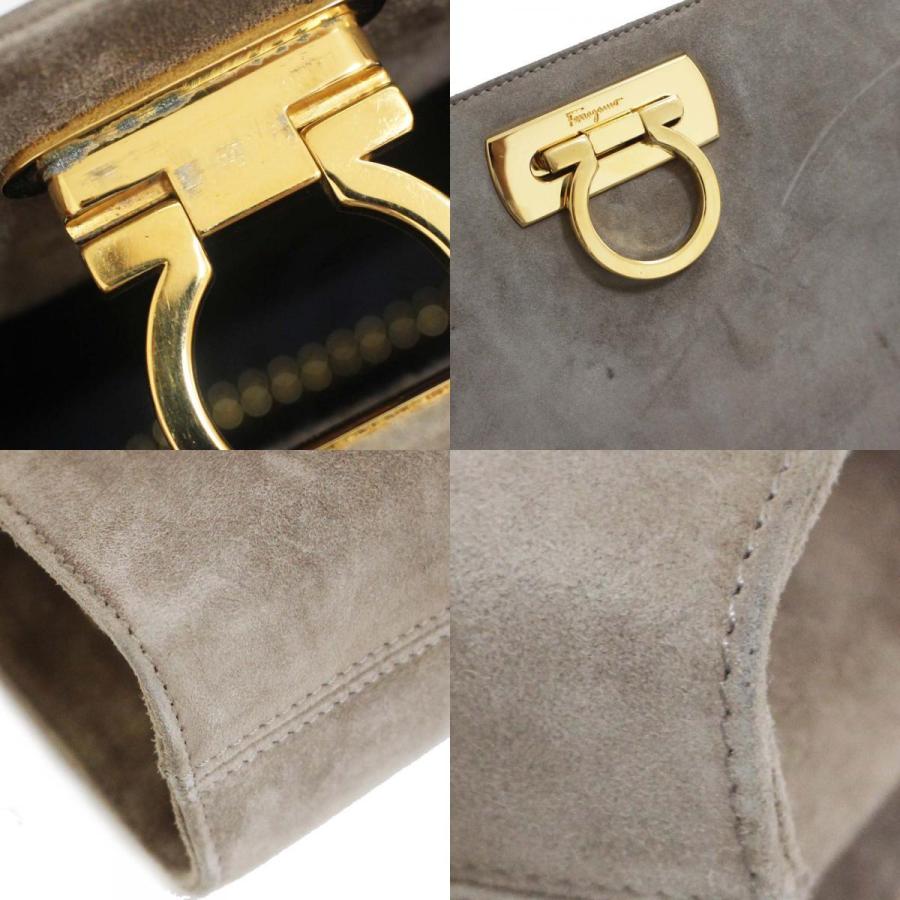 サルヴァトーレフェラガモ チェーン ガンチーニ金具 ショルダーバッグ