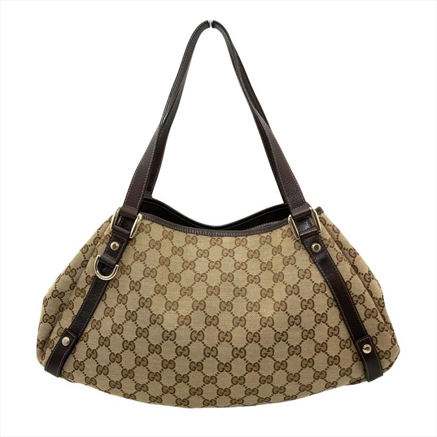 GUCCI（グッチ） アビー トートバッグ GGキャンバス 130736 ブラウン