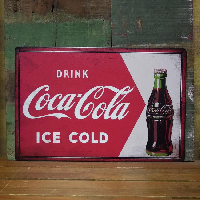 Coca Cola（コカコーラ） アメリカンサインボード Coca-Cola