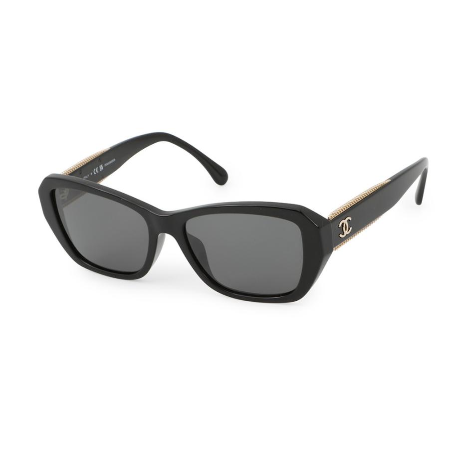 シャネル サングラス ココマーク 5516-A CHANEL アイウェア 黒 【安心