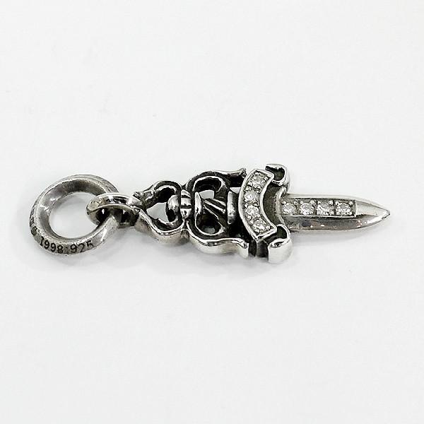 CHROME HEARTS（クロムハーツ） NO5ダガー チャーム ダイヤモンド イン