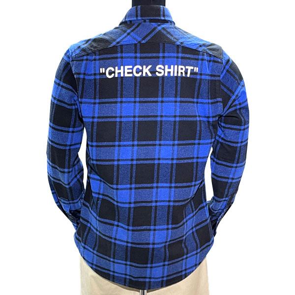 off white（オフホワイト） OFF-WHITE CHECK SHIRT チェックシャツ