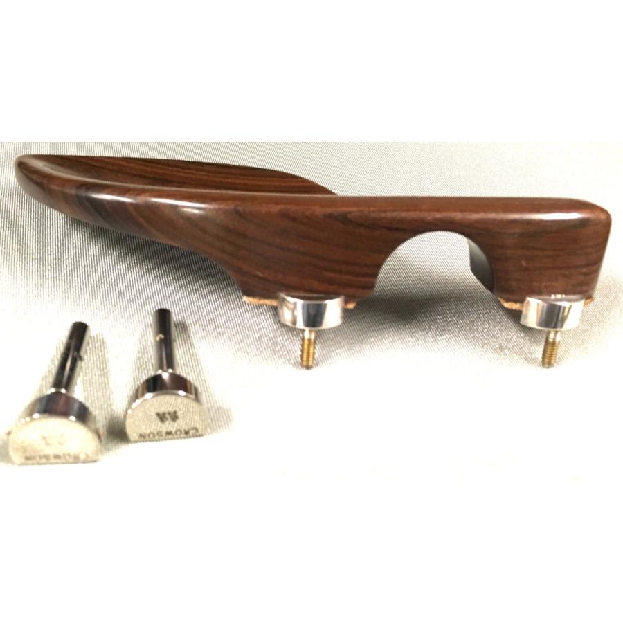 M-bngs】ヴァイオリン あご当て CROWSON 黒檀材 M-bngs】ヴァイオリン