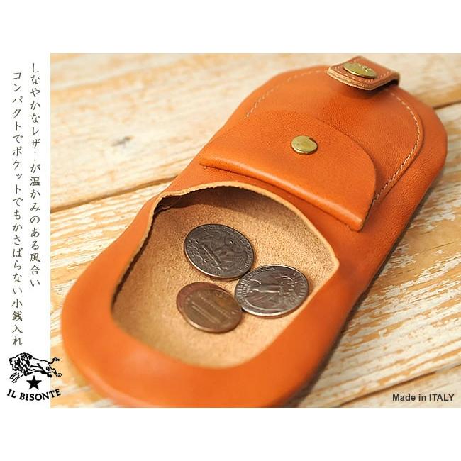 IL BISONTE（イルビゾンテ） 財布 レザー 馬蹄型コインケース 小銭入れ