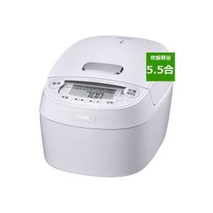 タイガー（TIGER） JPV-A100-WM 圧力IHジャー炊飯器 炊きたて 5.5合