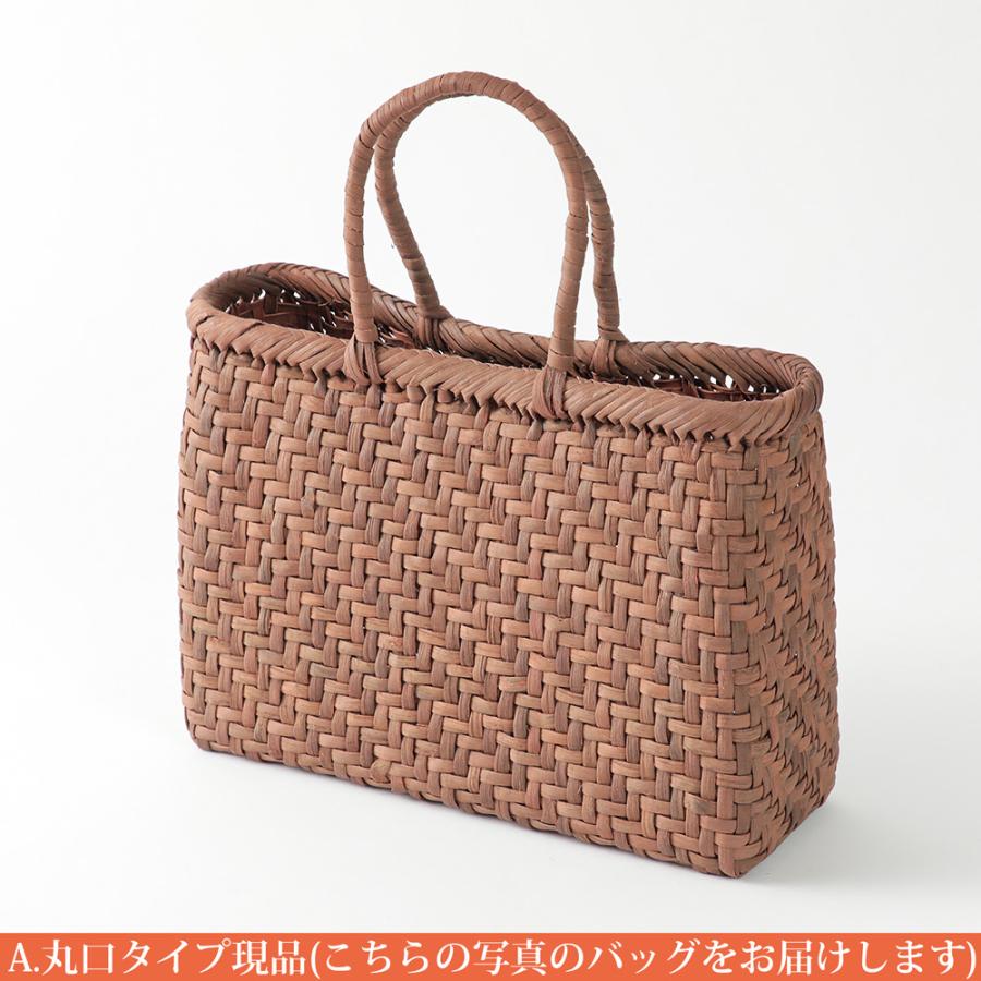 純国産 山形県大井沢 山葡萄 かごバッグ 網代編み 日本製 山ぶどう