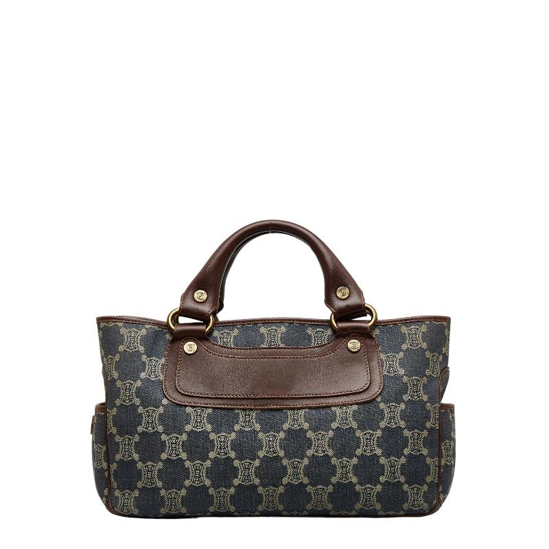 CELINE（セリーヌ） マカダム ブギーバッグ デニム ハンドバッグ