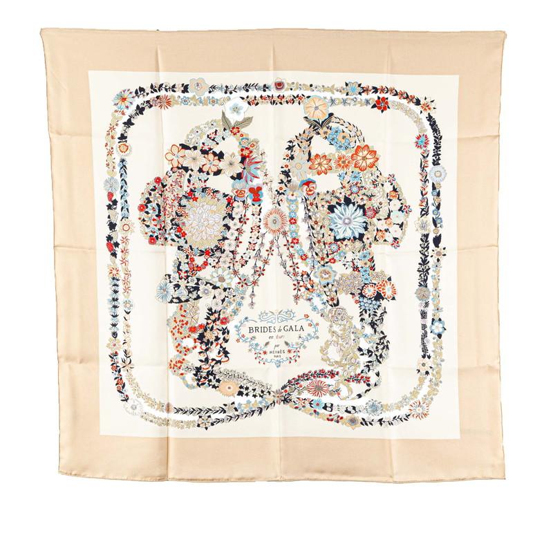 HERMES（エルメス） カレ90 BRIDES de GALA en fleurs ブリッド ドゥ