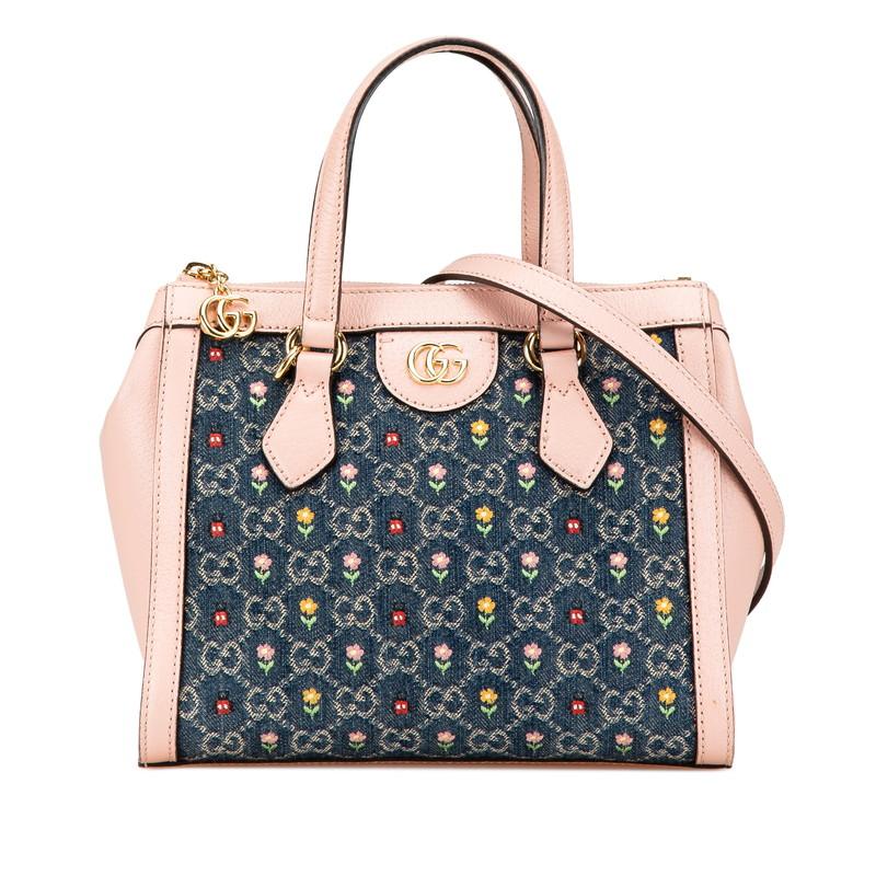 GUCCI（グッチ） オフィディア フラワー刺繍 ハンドバッグ ショルダー