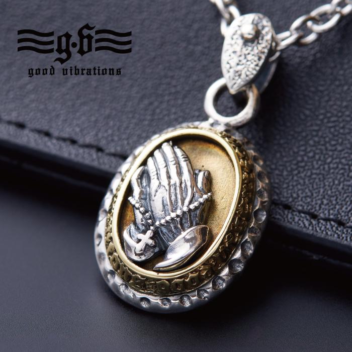 シルバー 925 ネックレス ペンダント トップ ヘッド 祈る手 プレイ