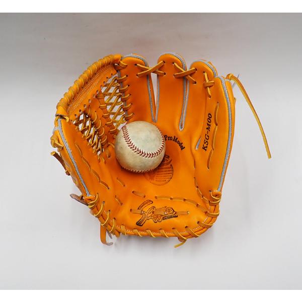 久保田スラッガー（KUBOTA SLUGGER） 硬式グローブ KSN-M00 オレンジ