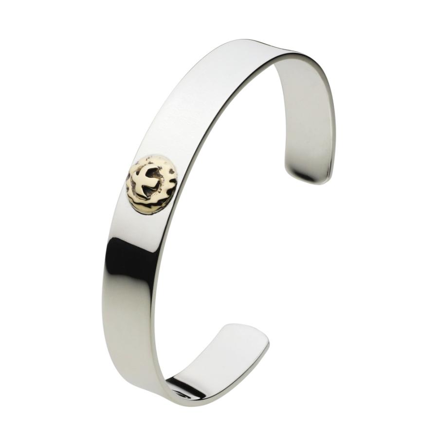 シルバーブレスレット メンズ バングル イーグル シンプル