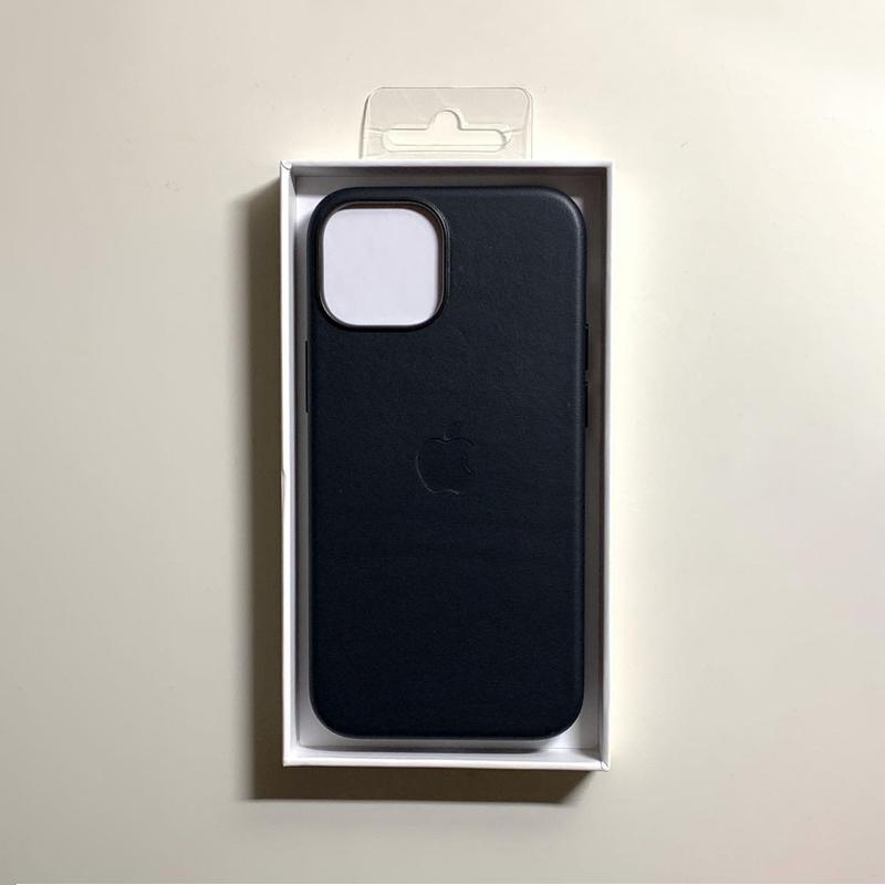 Apple純正 MagSafe対応 iPhone 13 mini レザーケース・ミッドナイト