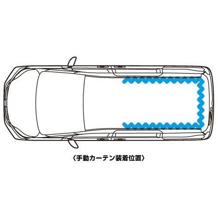 日産（NISSAN） セレナ C27系 前期：純正 手動カーテン(廃盤 残り在庫