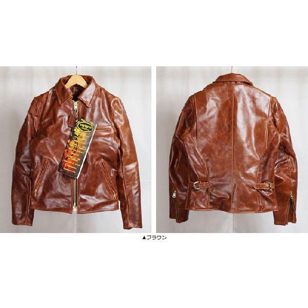 VANSON（バンソン） 9D オクタゴン シングルライダース レザー