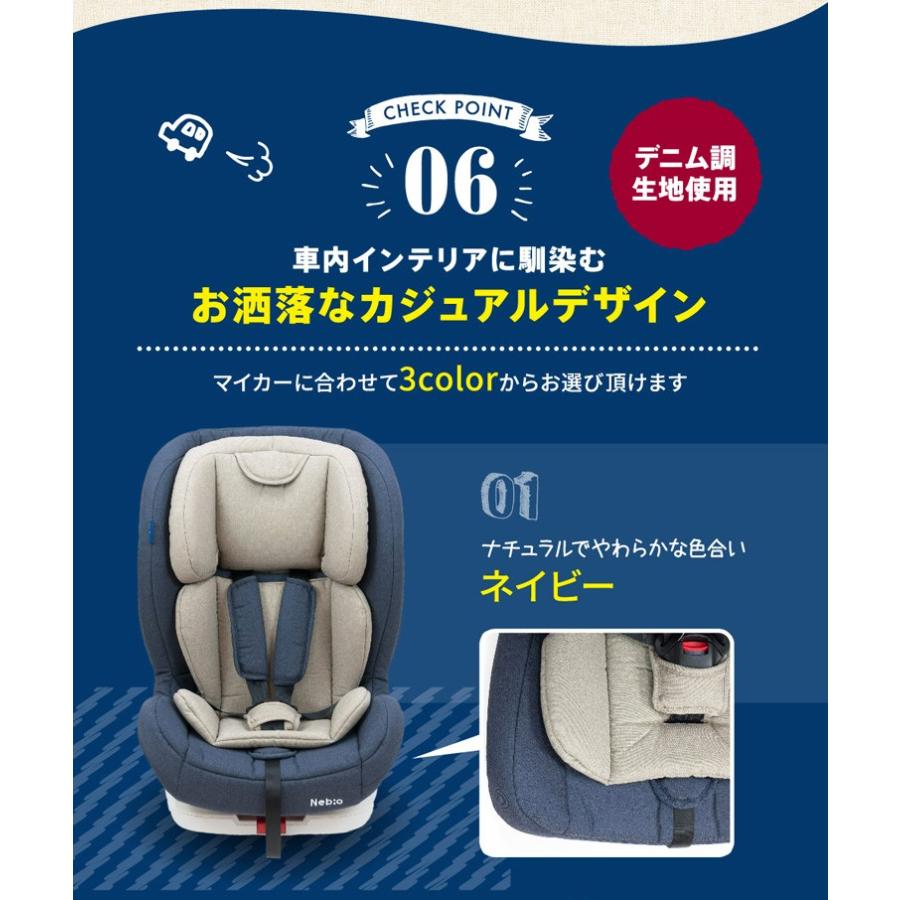 ラクピット RakuPitネビオ Nebio ジュニアシート ISOFIX