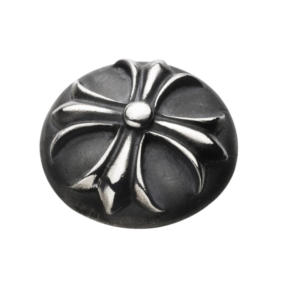 シルバーコンチョボタン シルバー925 silver925 クロス バイカー