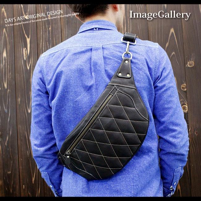 DAYSART（デイズアート） ボディバッグ レザー メンズ 本革 ウエスト