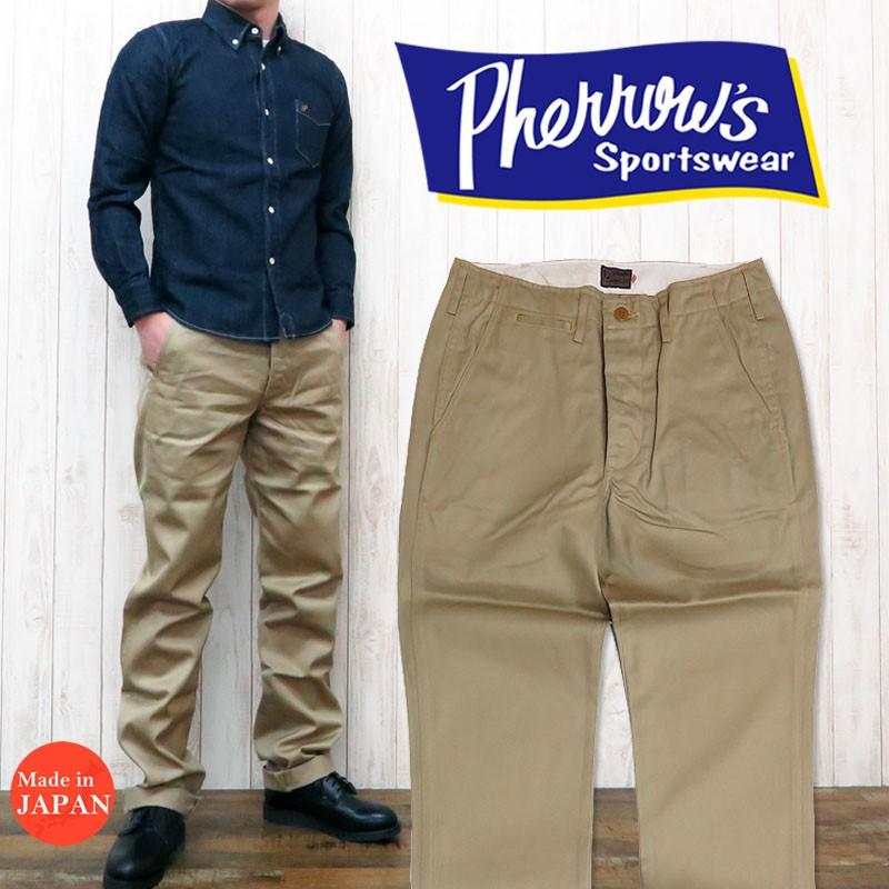 Pherrow's（フェローズ） Pherrows スリム チノパン パンツ ワン