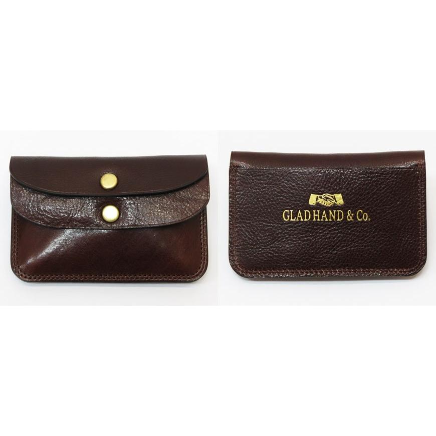 GLAD HAND（グラッドハンド） レザー ダブルフラップ コインケース