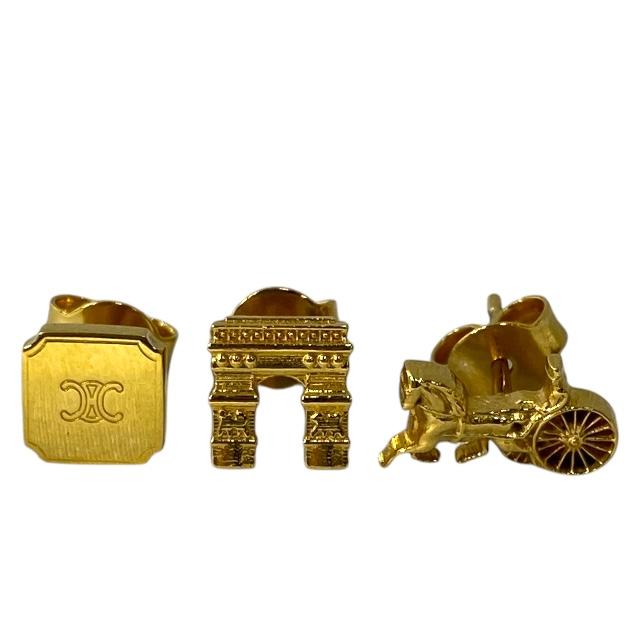 CELINE（セリーヌ） セパラブル ヘリテージセット 3スタッズ ピアス