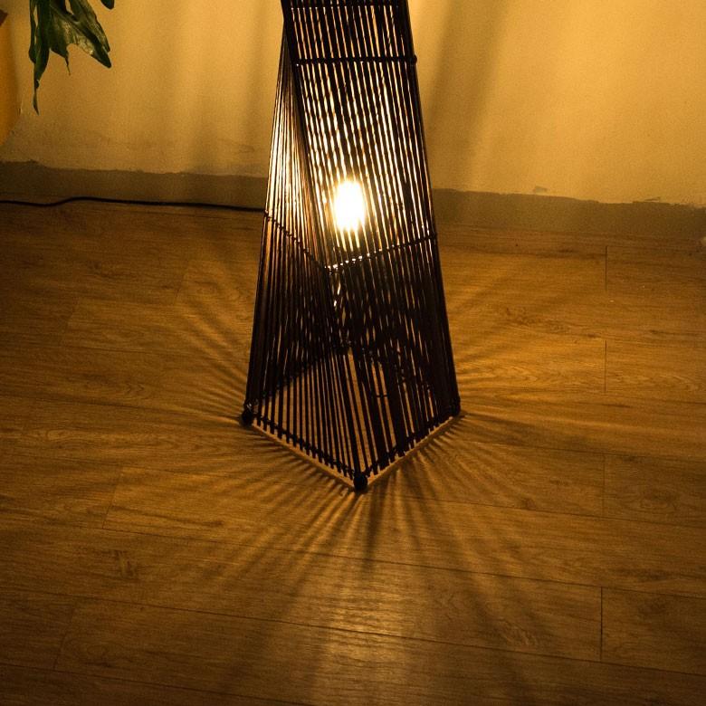フロアライト 照明 スタンド 竹製 バンブー 高さ約120cm アジアン バリ