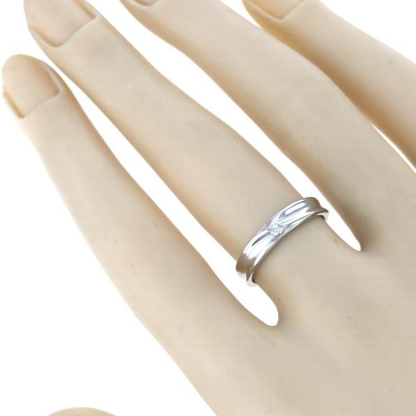 田中貴金属 GINZATANAKA Pt900 プラチナ リング ダイヤモンド 0.05ct
