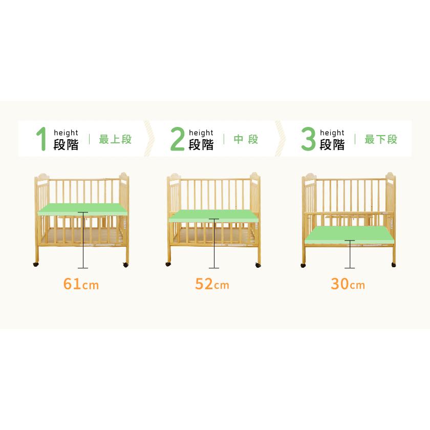 ベビーベッド ティンバーベビーベッドミニ 【送料無料】 : ForestWood