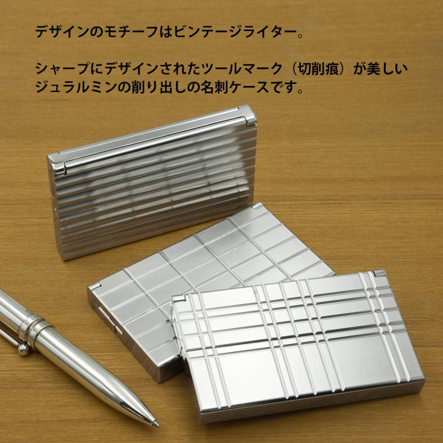 FACTRON ジュラルミン削り出し高級カードケース 名刺ケース 名刺入れ