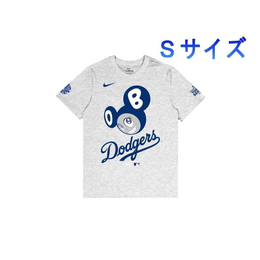 村上隆 x MLB Sサイズ DOB君 Tシャツ グレー 2025年 東京シリーズ