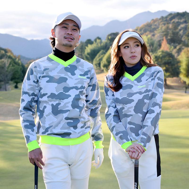 FIVE STAR ニット ゴルフ メンズ 冬 セーター 長袖 ゴルフウェア