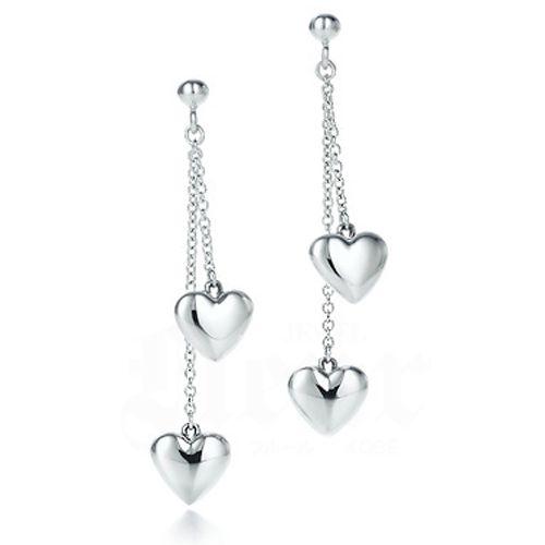 TIFFANY&Co.（ティファニー） ピアス ダブル ドロップ ハート ピアス