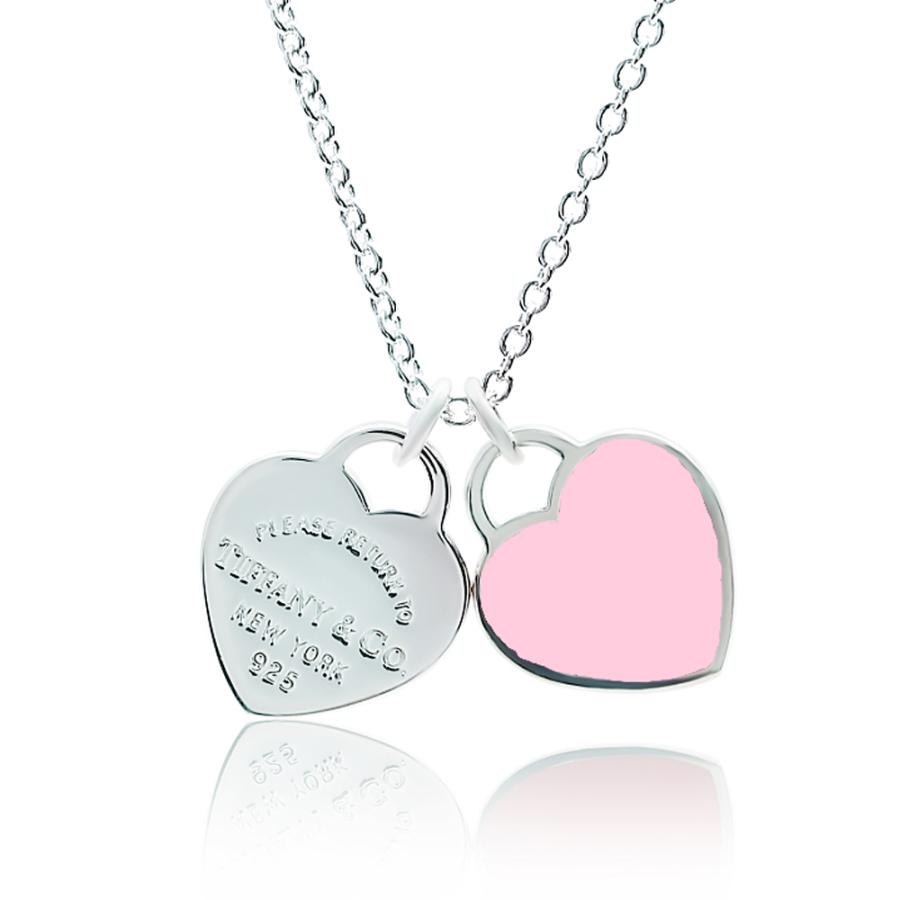 TIFFANY&Co.（ティファニー） ネックレス ミニ ダブル ハートタグ