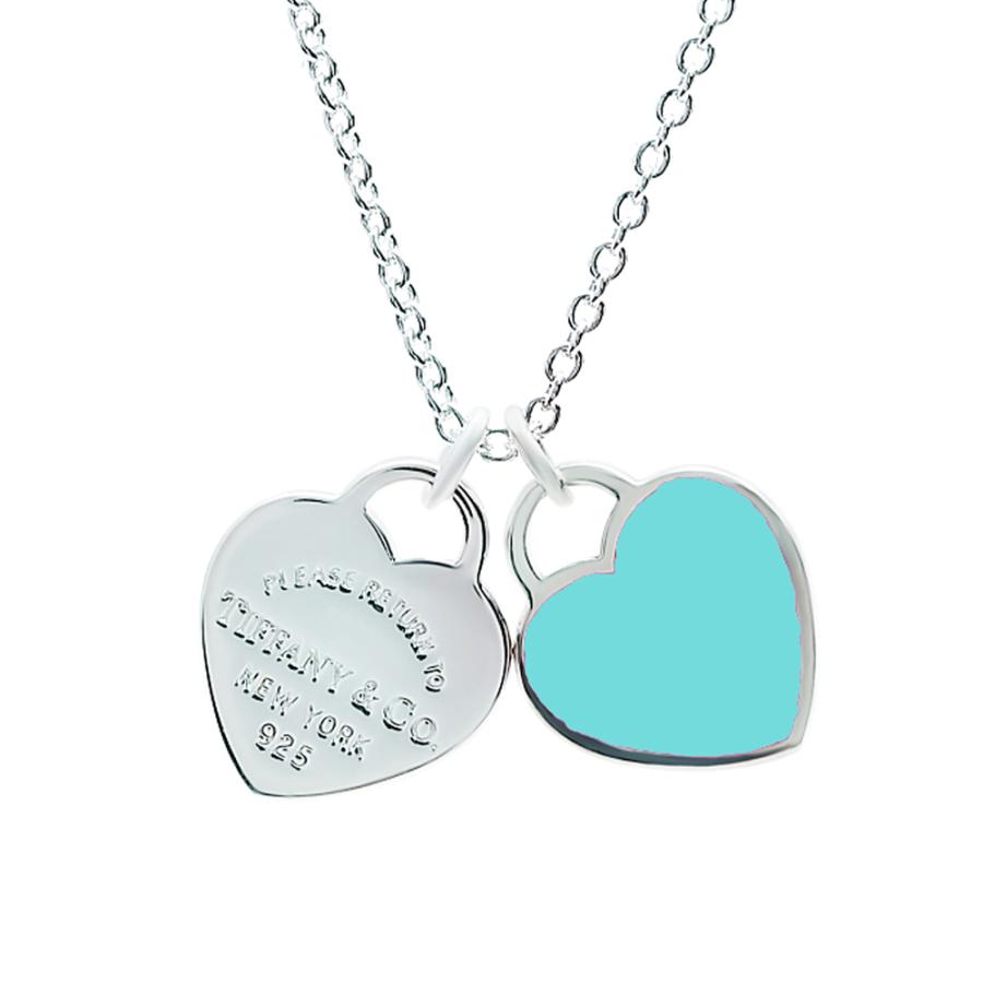 TIFFANY&Co.（ティファニー） ネックレス ミニ ダブル ハートタグ
