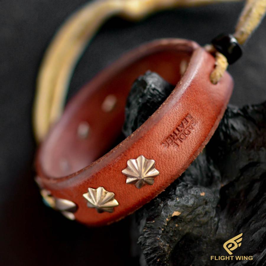 goro's（ゴローズ） 【中古】金縄TQ付きGC24コンチョ革ブレス(サドル