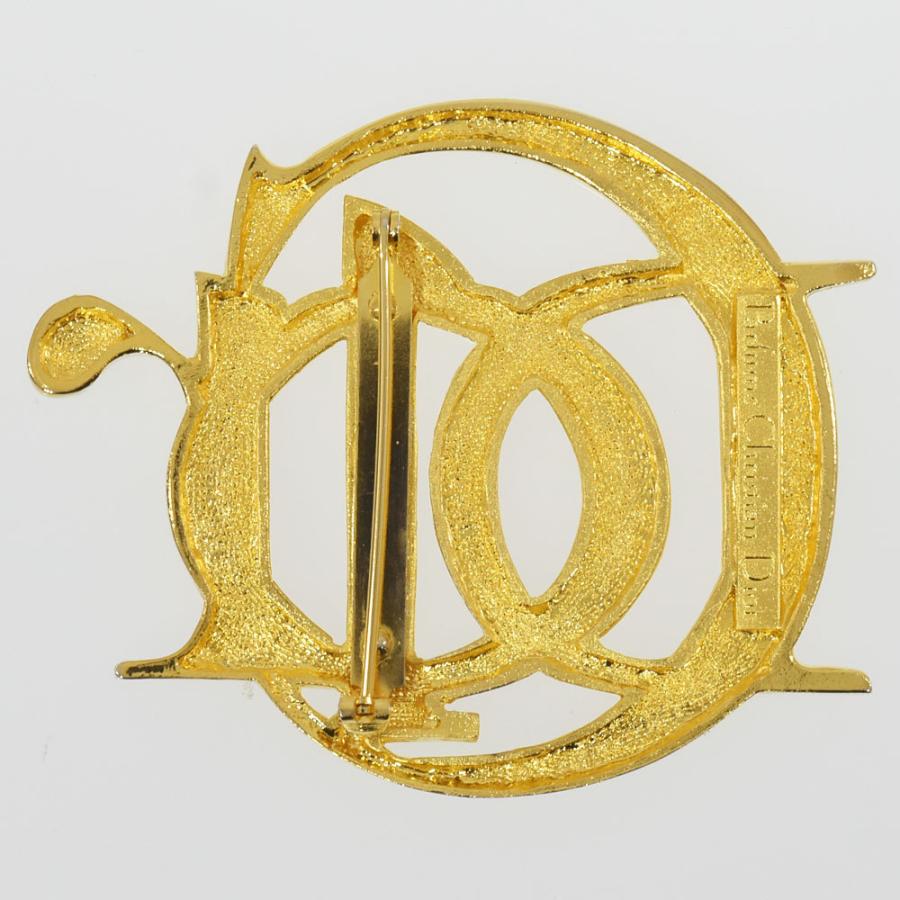 クリスチャンディオール Christian Dior ブローチ エンブレム ロゴ