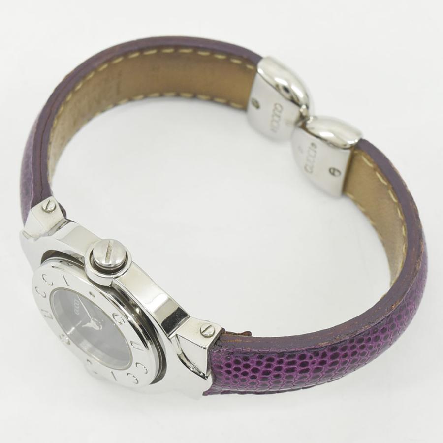 GUCCI（グッチ） 腕時計 ターンフェイス バングルウォッチ 黒文字盤