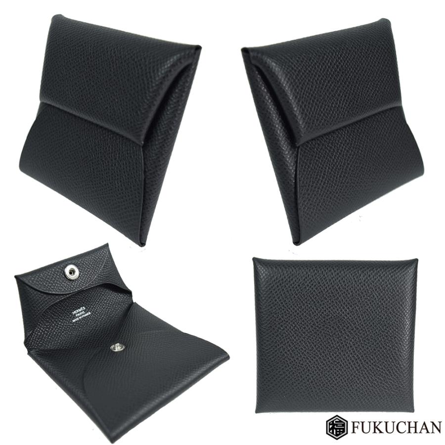 HERMES/エルメス バスティアGM コインケース ブラック×ヴォーエプソン