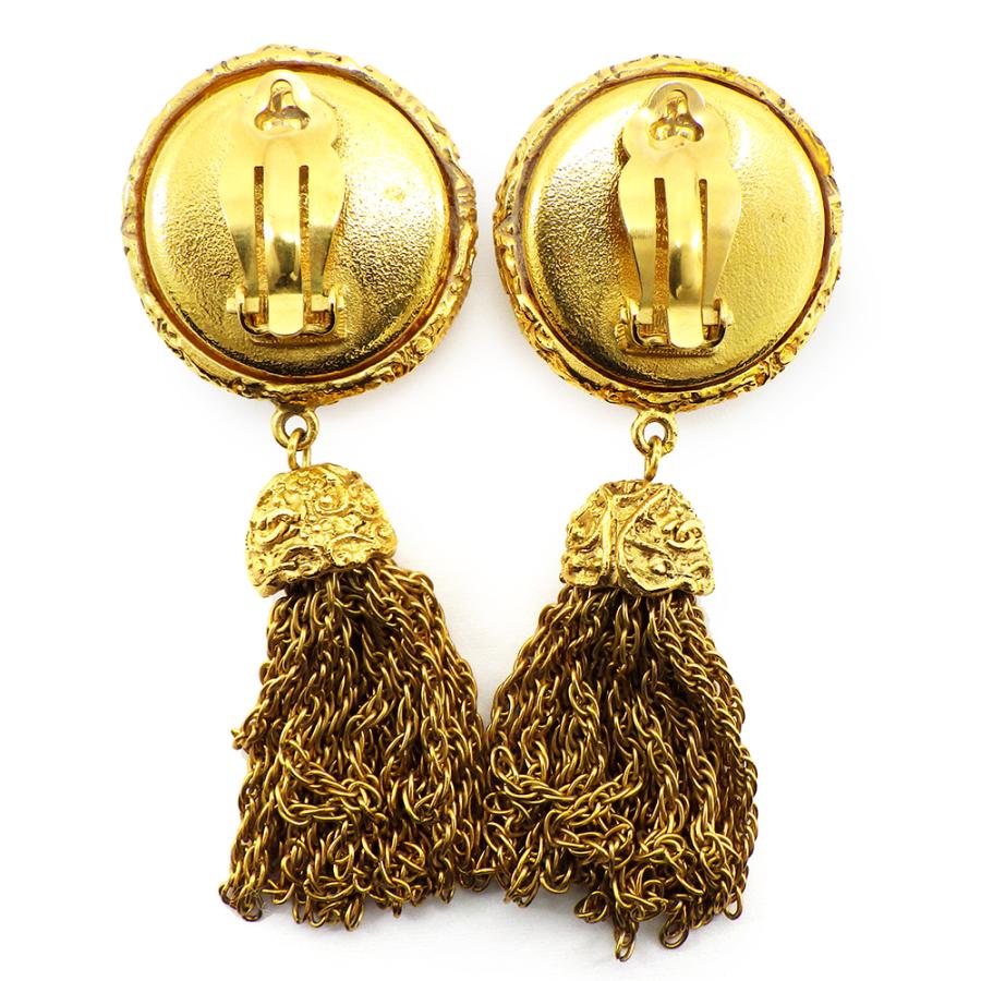 CHANEL（シャネル） フリンジ イヤリング 93/A ココマーク フェイク