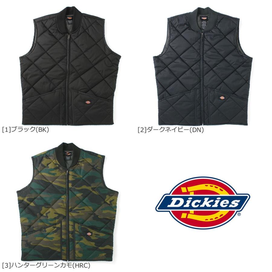 Dickies（ディッキーズ） ワーク ベスト 中綿 メンズ 中綿ベスト