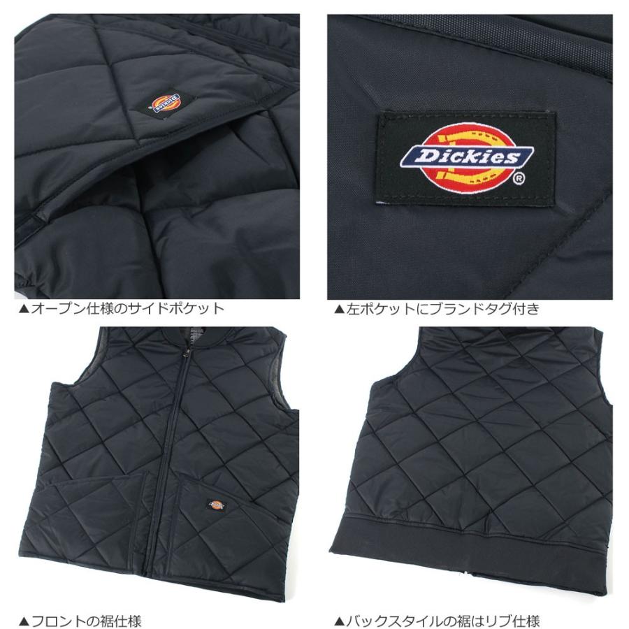Dickies（ディッキーズ） ワーク ベスト 中綿 メンズ 中綿ベスト