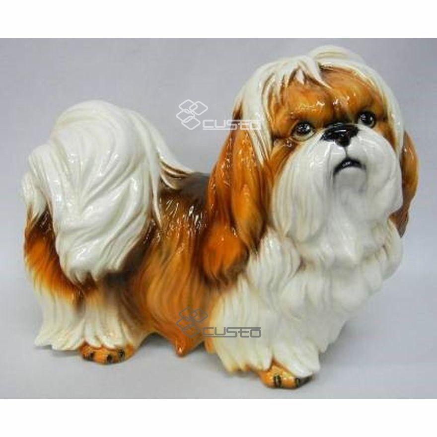 置物 動物 シーズー インテリア オブジェ イタリア置物 インテリア雑貨