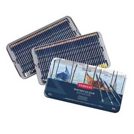 ダーウェント（DERWENT） ウォーターカラーペンシル 水彩色鉛筆 72色
