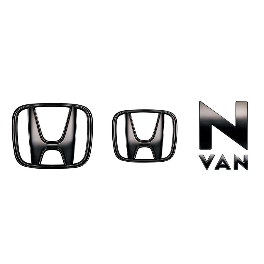 N-VAN e：JJ3：純正 ブラックエンブレム Hマーク（2個）＋車名