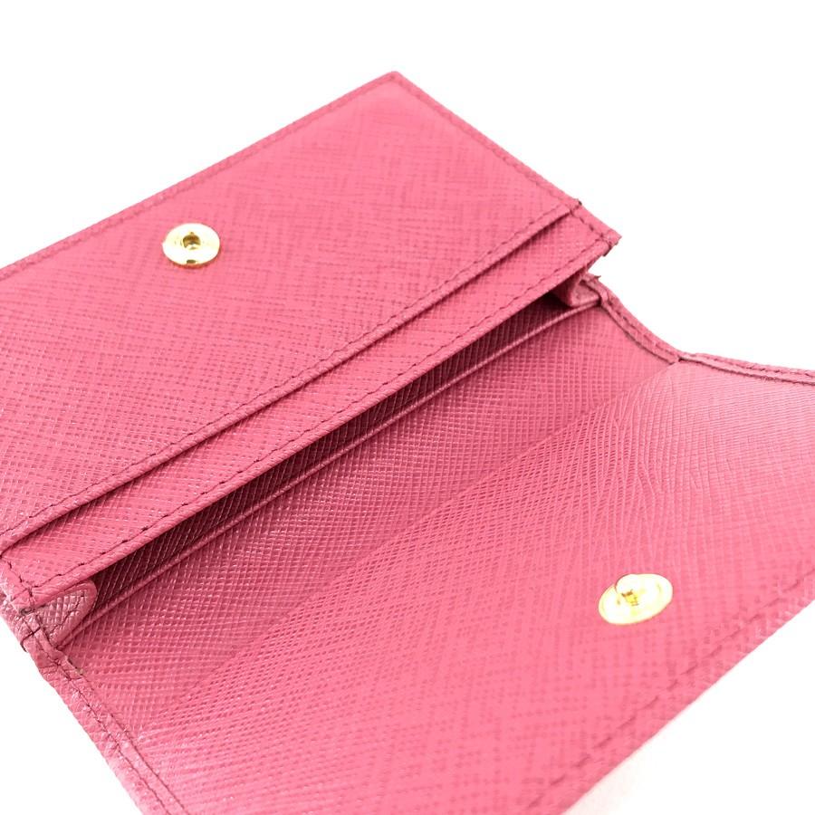 PRADA（プラダ） カードケース 名刺入れ サフィアーノ トライアングル