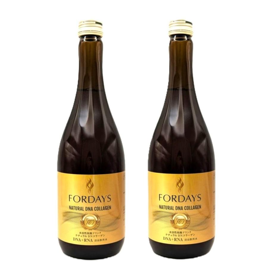 フォーデイズ 核酸ドリンク ナチュラル DNコラーゲン 2本セット 10.1