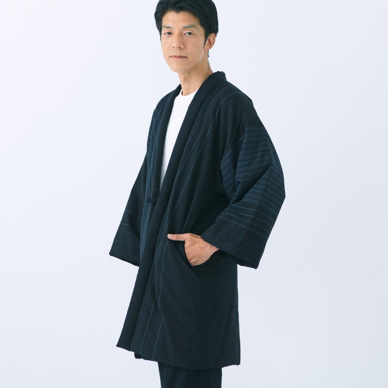 おしゃれ 小夜千鳥はんてん(袢天・半纏) 日本製 宮田織物謹製 袢纏