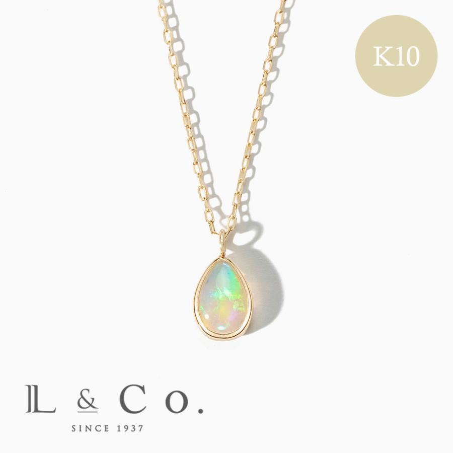 Jewel closet by L&Co. ネックレス レディース オパール K10 10金 10K