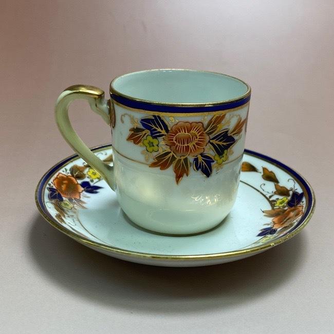 ノリタケ オールドノリタケ デミタスコーヒーカップ＆ソーサー マルキ