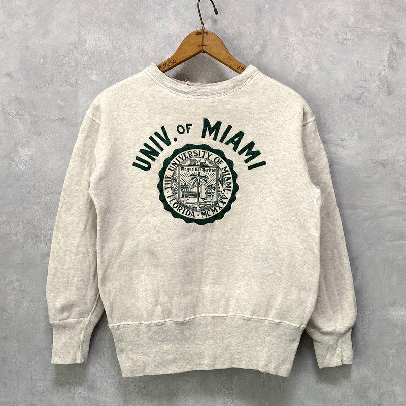 50s CHAMPION RUNNNING TAG FLOCKY PRINT SWEAT SHIRTS チャンピオン